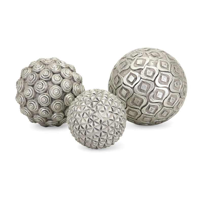 3 Piece Decorative Orb Set Reviews Joss Main