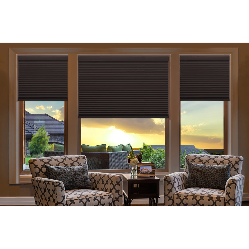 Linen Avenue Custom Cordless 40 25 W Blackout Cellular Shade
