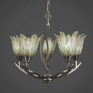 Bow 5-Light Shaded Chandelier