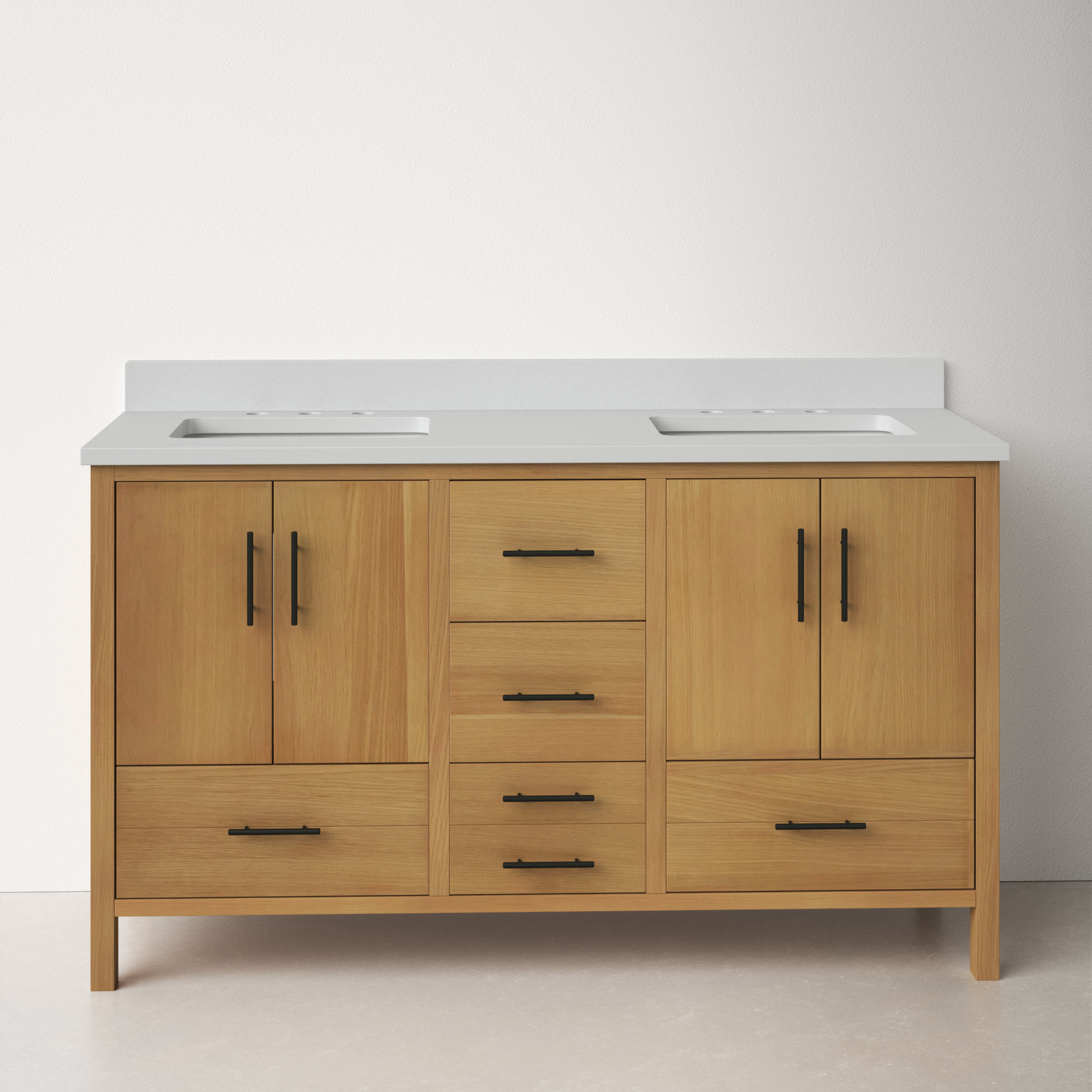 AllModern Kiara 60" Double Bathroom Vanity Set & Reviews | Wayfair