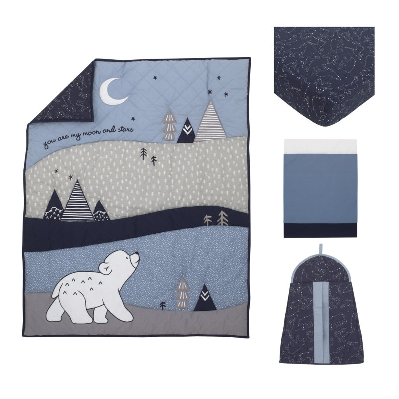 Harriet Bee Koziol Cosmo Bear 4 Piece Crib Bedding Set Wayfair