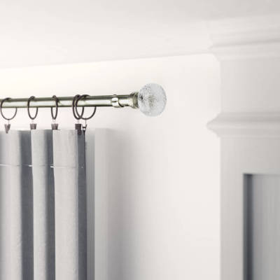 Iron Swinging Door Curtain Rod WILL NOT SAG Guaranteed to cure them draughts