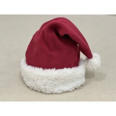 Naughty or Nice Reversible Santa Hat-By St Nicks Choice Soft Velvety Material 