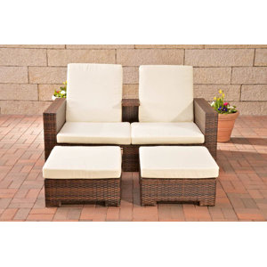 Sofa Ravenna mit Kissen von Caracella