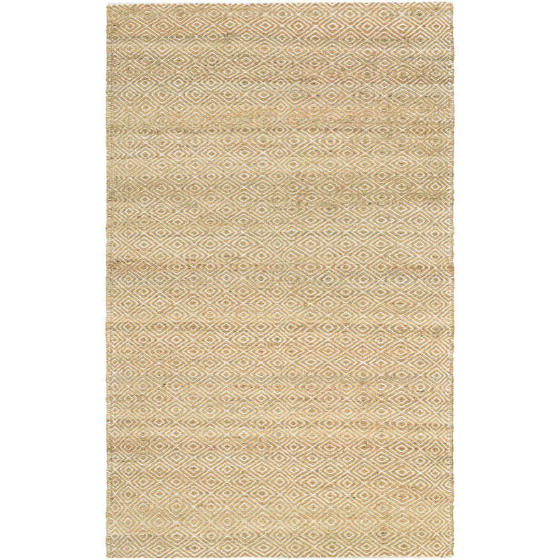 Bungalow Rose Uhlig Hand Woven Cotton Camel Ivory Area Rug Reviews Wayfair