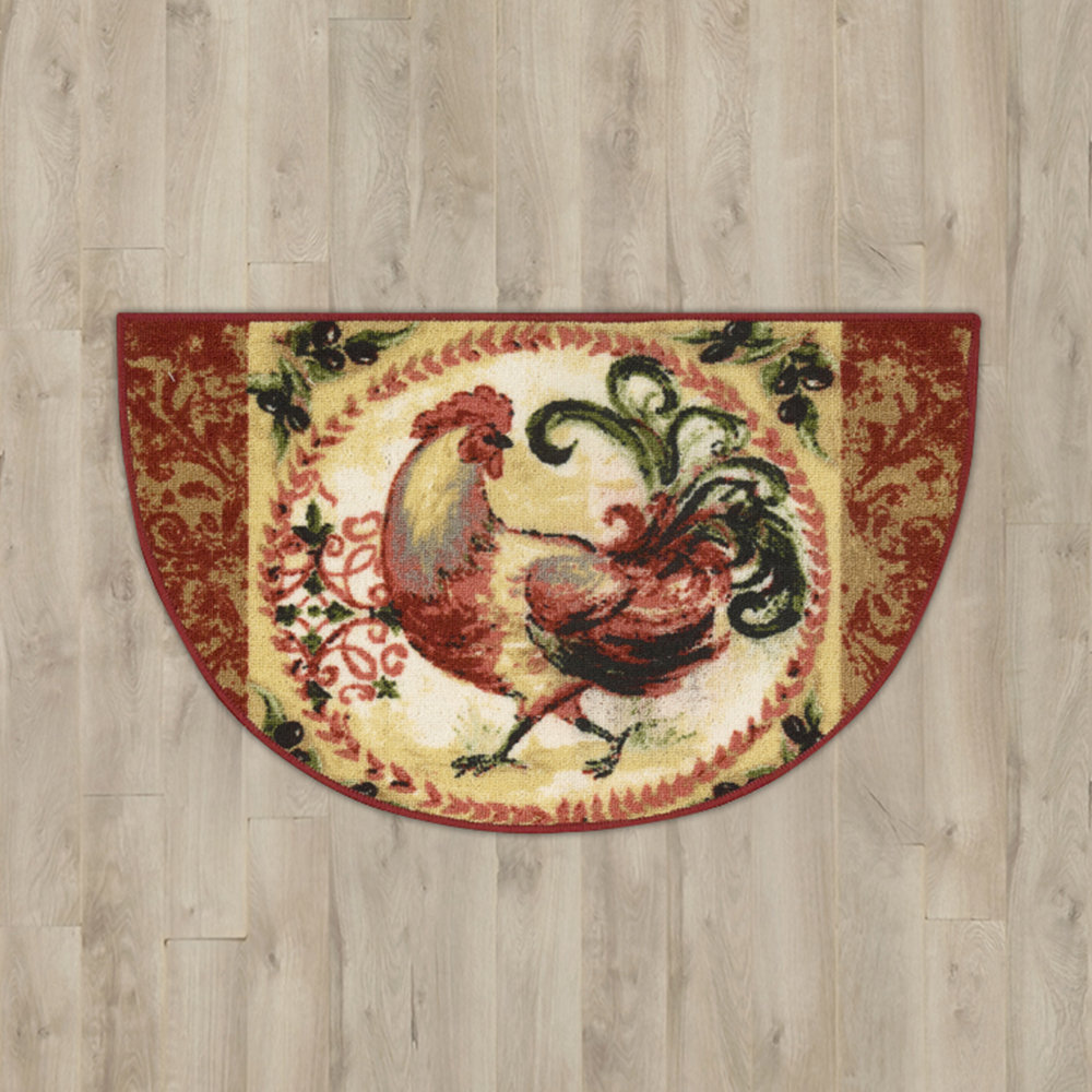 Andora Beige Rooster Area Rug