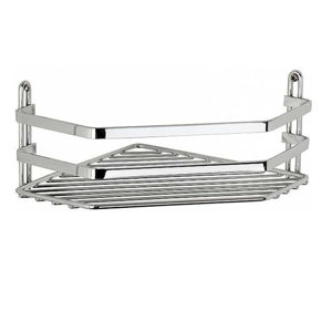 Wandmontierte Duschablage aus Metall von CaddiZ