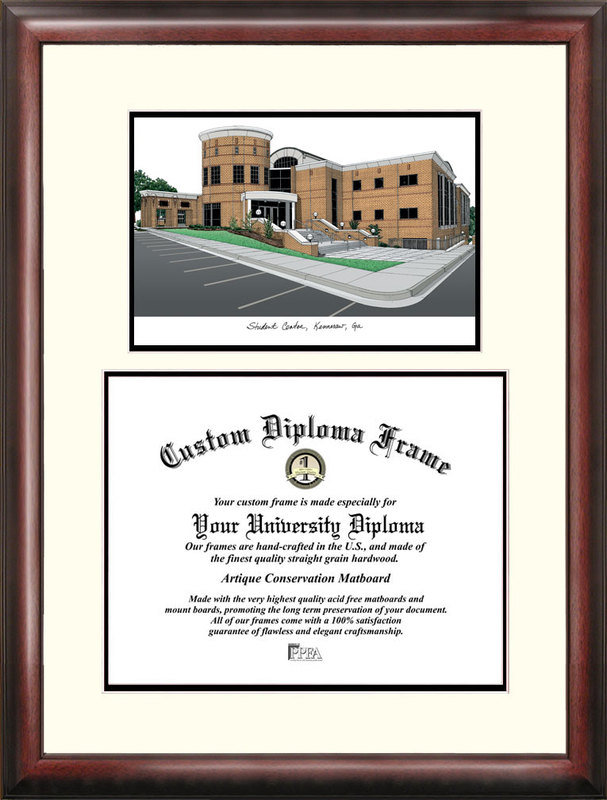 Campus Images Ncaa Kennesaw State Owls Scholar Lithograph Diploma Frame Wayfair