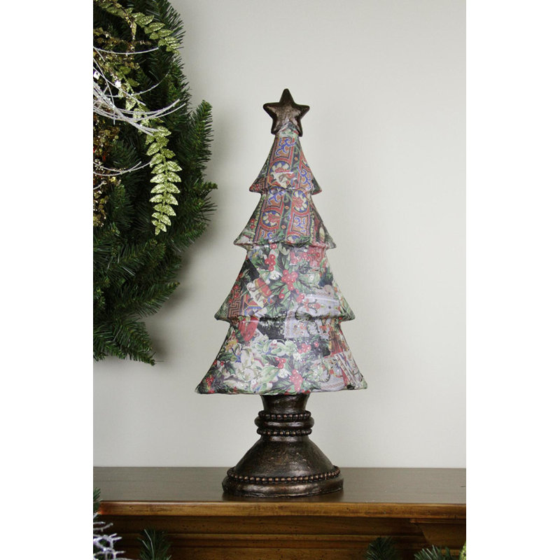 The Holiday Aisle Antique Holly Berry Decoupage Christmas
