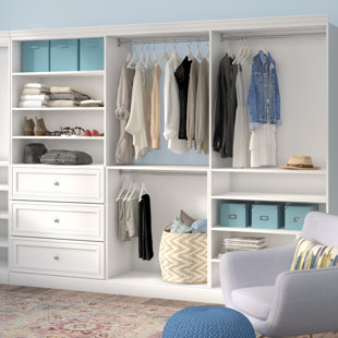 Closet Systems Organizers You Ll Love Wayfair Billington 107 4 W Closet System