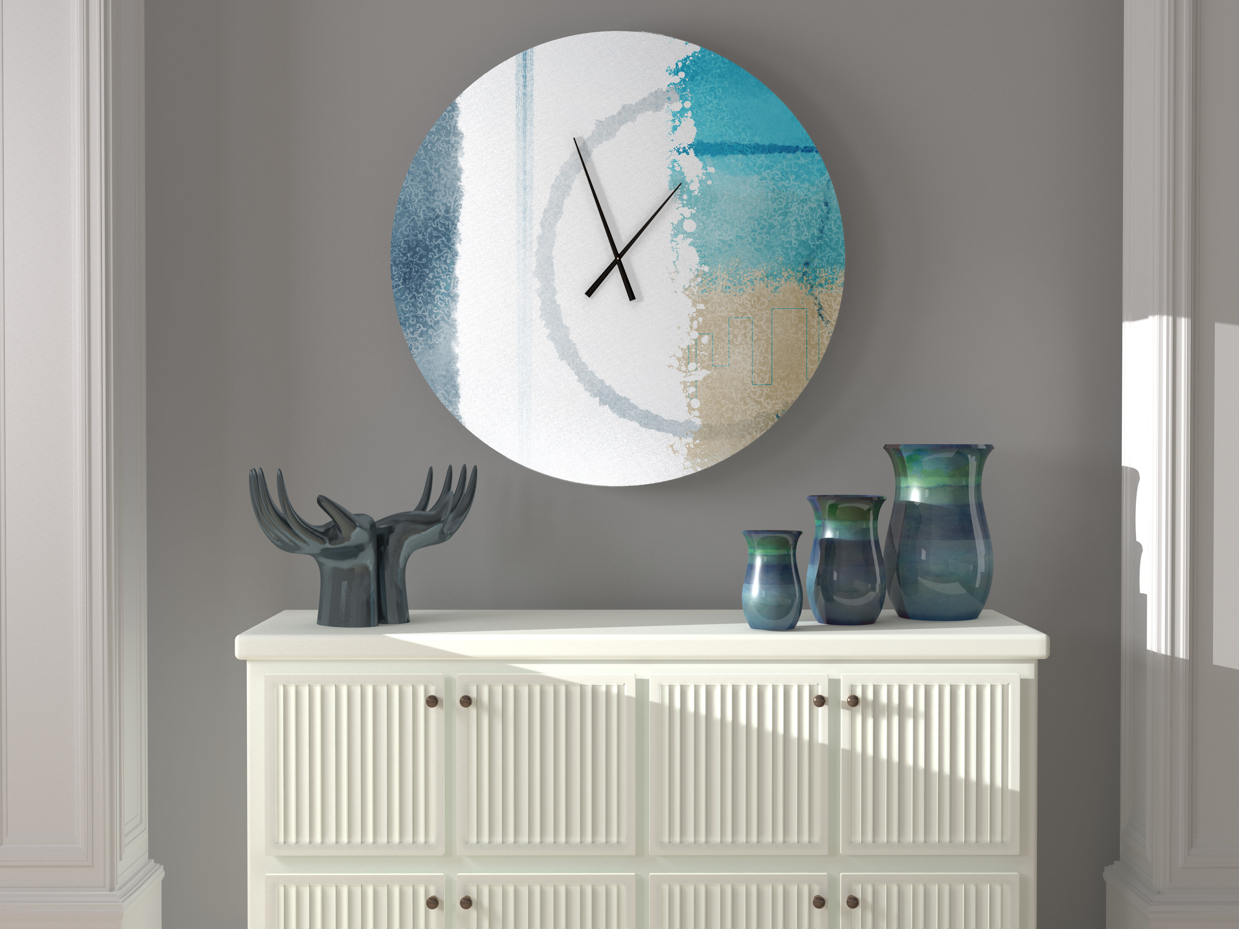 Latitude Run Inkster Wall Clock