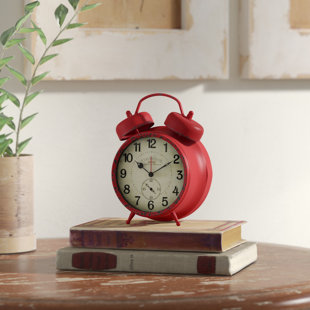 Clocks You Ll Love Wayfair Double Bell Tabletop Clock By August Grove