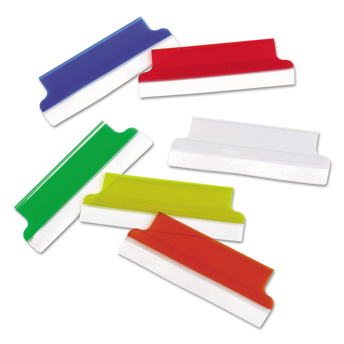 Self Adhesive Tabs With White Printable Inserts Two Inch 25 Pack