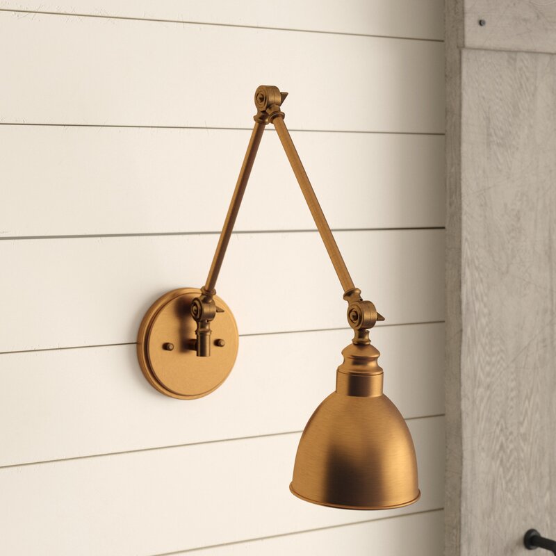 Hancock 1 Light Swing Arm Lamp