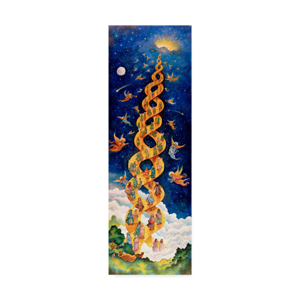 Trademark Art Stairway To Heaven Acrylic Painting Print On
