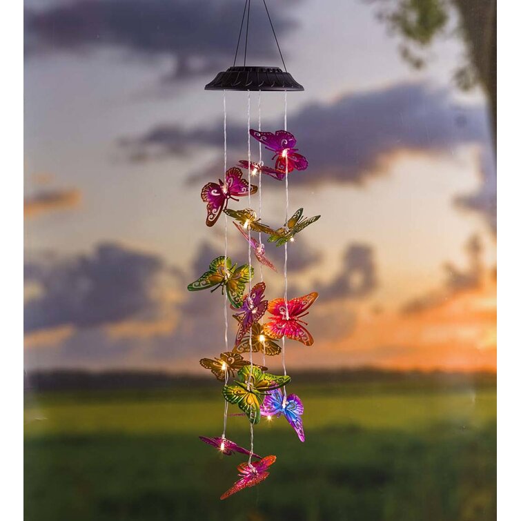 Plow & Hearth Metal Butterfly Wind Chime & Reviews | Wayfair