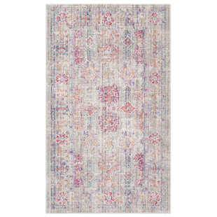 Pink Rugs You Ll Love Wayfair Bangou Gray Fuchsia Area Rug