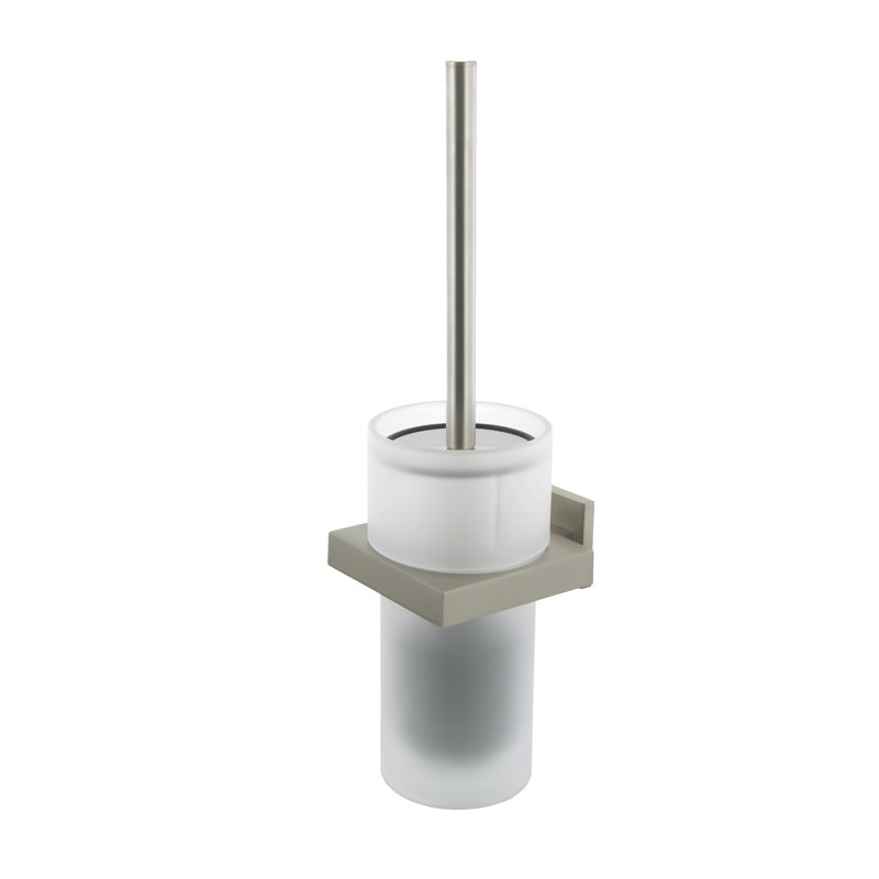 wall mounted toilet brush and holder