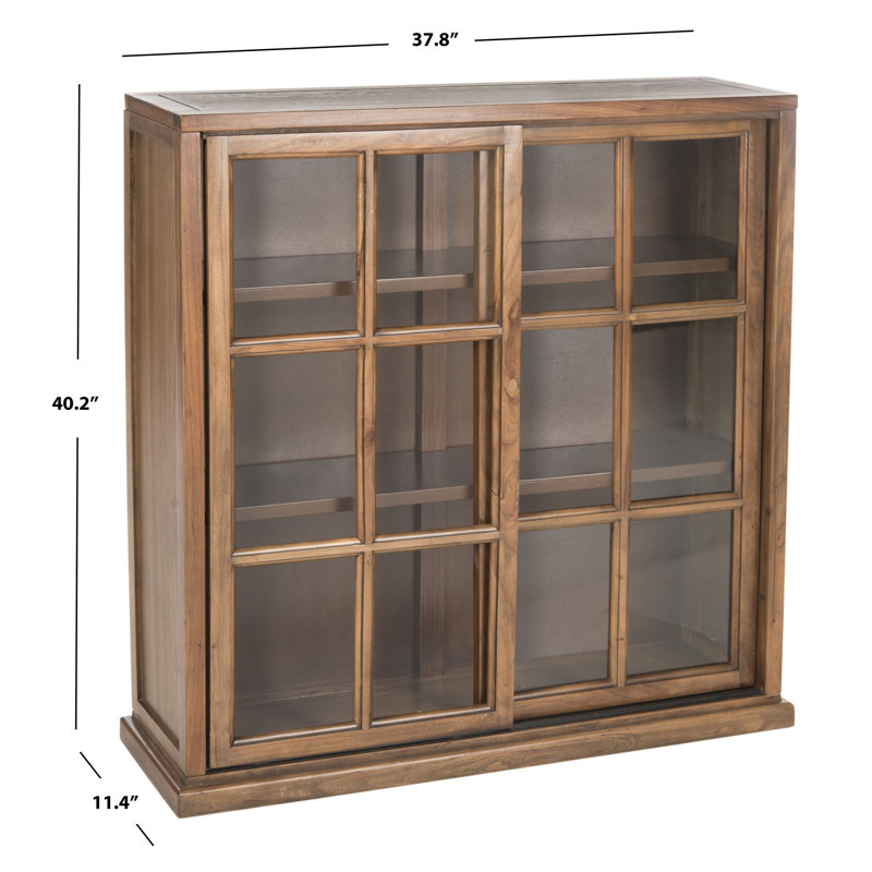 Beachcrest Home Joanna 40 2 H X 39 W Solid Wood Standard Bookcase Reviews Wayfair