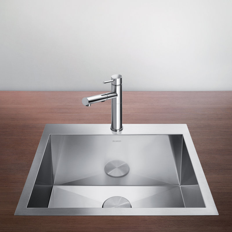 Blanco Quatrus 25" L x 21" W Drop In Kitchen Sink ...