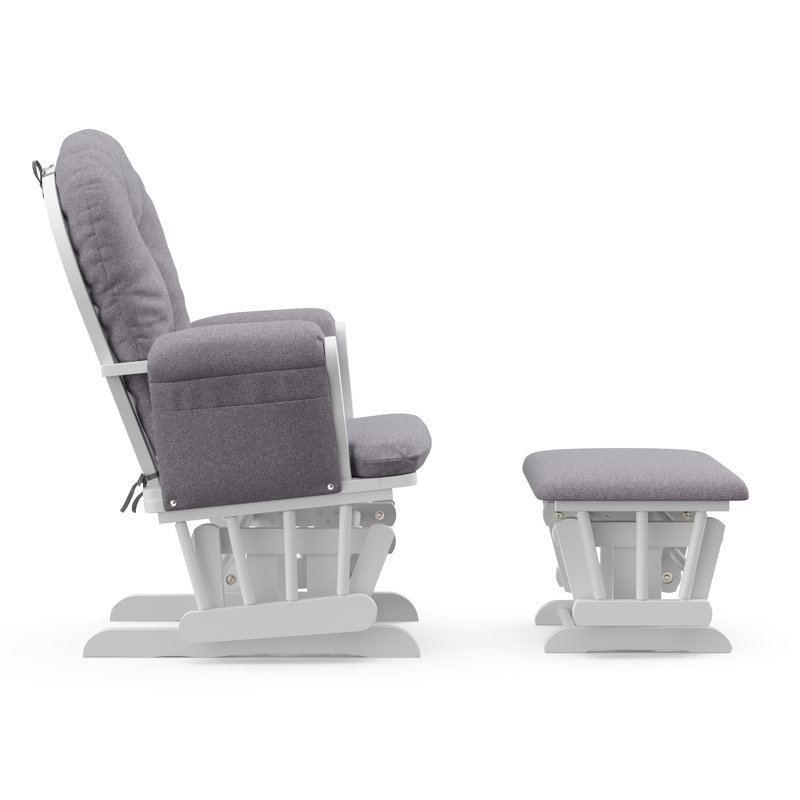 storkcraft hoop glider and ottoman set