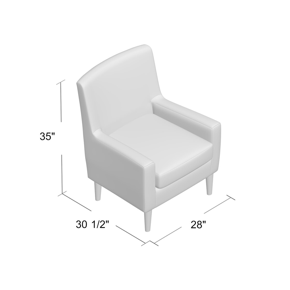 Zipcode Design™ Donham 28'' Wide Armchair & Reviews | Wayfair