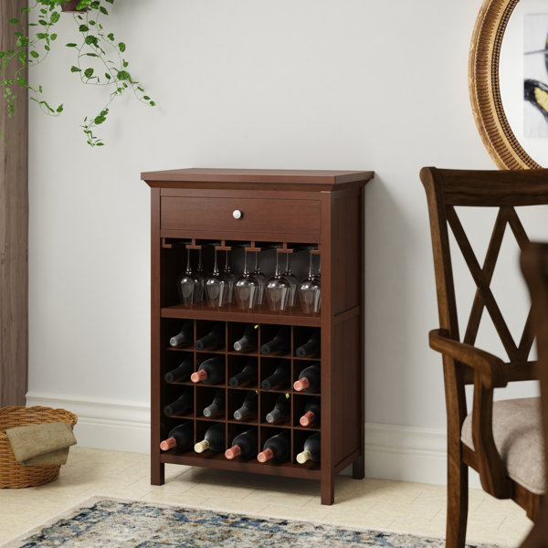 Darby Home Co Kepner Bar With Wine Storage Reviews Wayfair