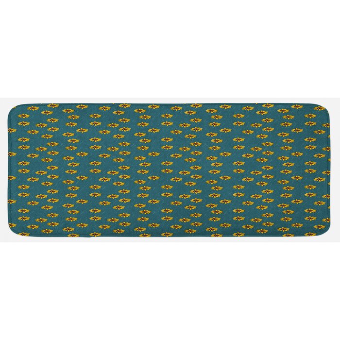 East Urban Home Sunflower Kitchen Mat Wayfair