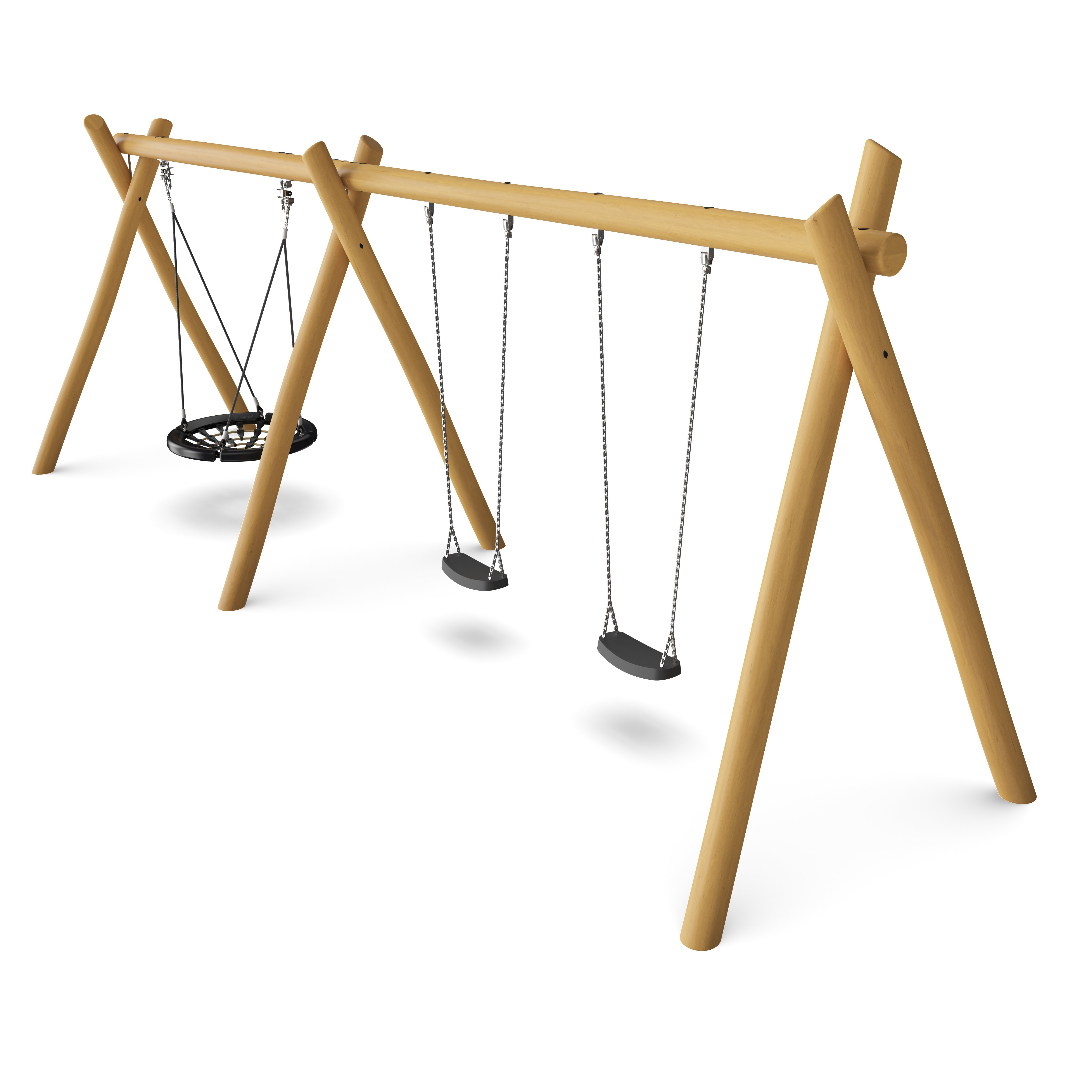 double swing set