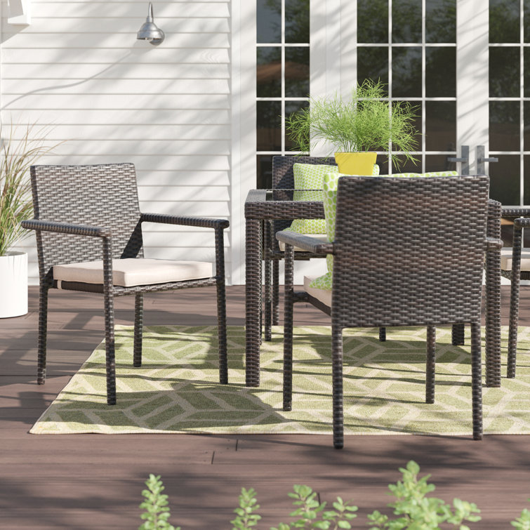 melissus stacking patio dining chair