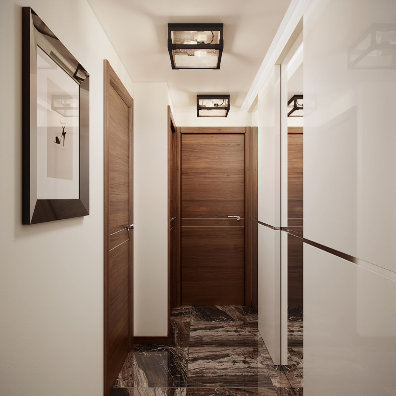 Latitude Run Elanora Square 2 Light Flush Mount Reviews Wayfair