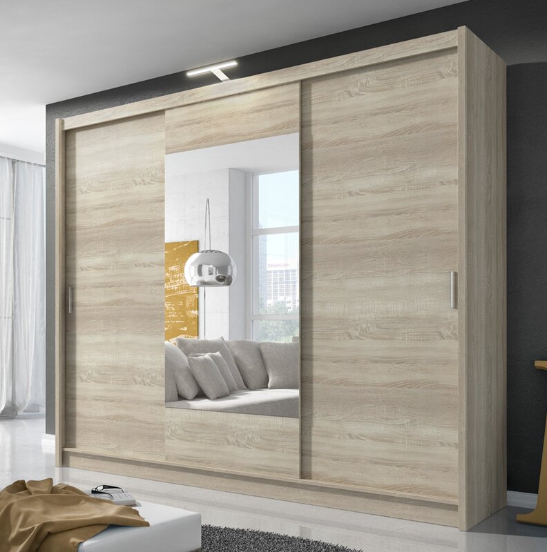 Selsey Living Ornom 3 Door Sliding Wardrobe Wayfair Co Uk