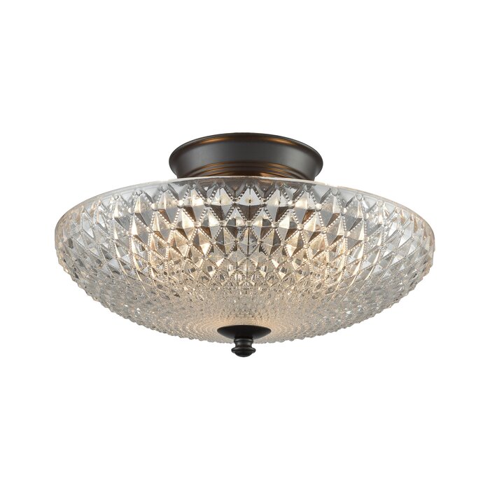 Aylward 3 Light Semi Flush Mount