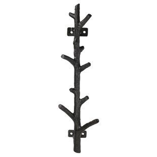 New Tree Trunk Branch Twig Coat Hook Rustic School Hat Wall Mount Hardware 