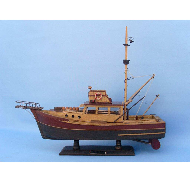 Orca Wood Model Ship Breakwater Bay Jaws