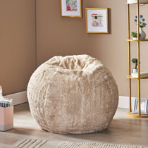 extra large faux fur bean bag chair