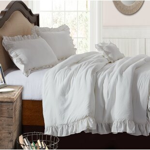 White Ruffle Comforter Wayfair