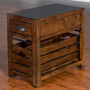 Wilfried Rectangular End Table With Storage by Gracie Oaks Today Only Sale