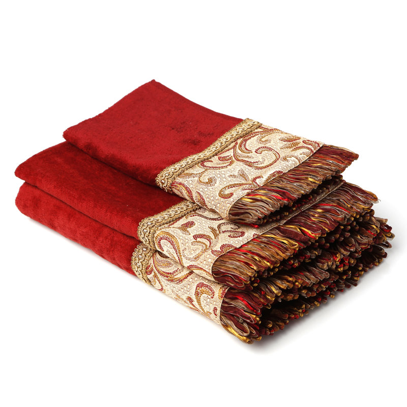 Sherry Kline Swirl Paisley Decorative 3 Piece Towel Set Reviews