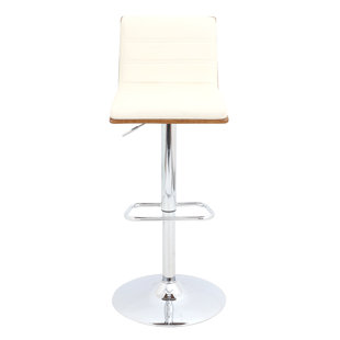 Go to store & view more images LumiSource Vasari Adjustable Height Swivel Bar Stool