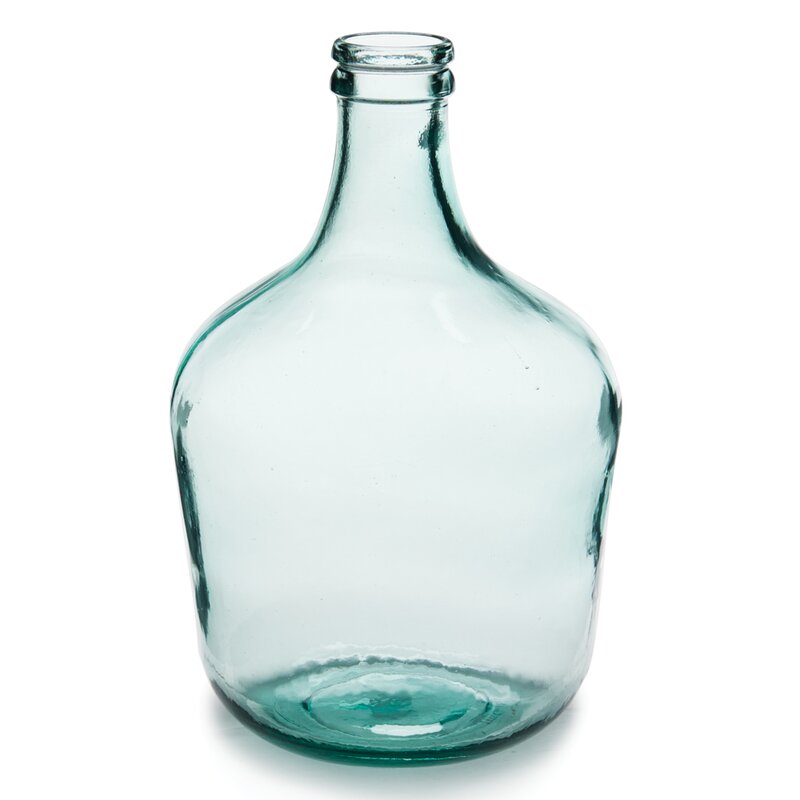 Parisian Bottle Glass Table Vase
