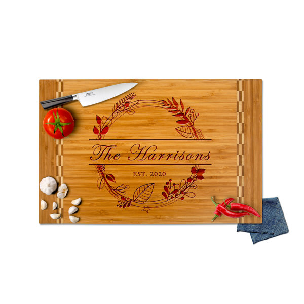 Personalized Treasures Bamboo Engraved Cutting Board Wayfair