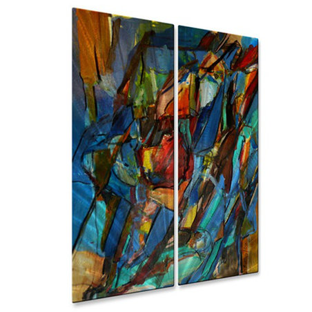 All My Walls Rib Cage 56 By Wendy Morris 2 Piece Painting Print