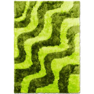 Hand-Tufted Green Area Rug