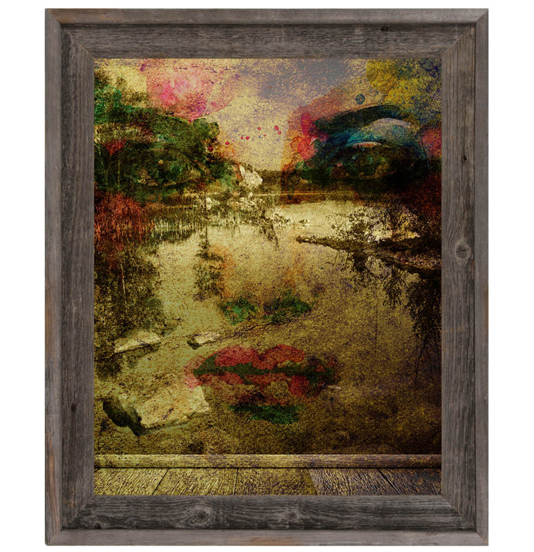 Click Wall Art Longing For The Lake Framed Graphic Art On Canvas Wayfair