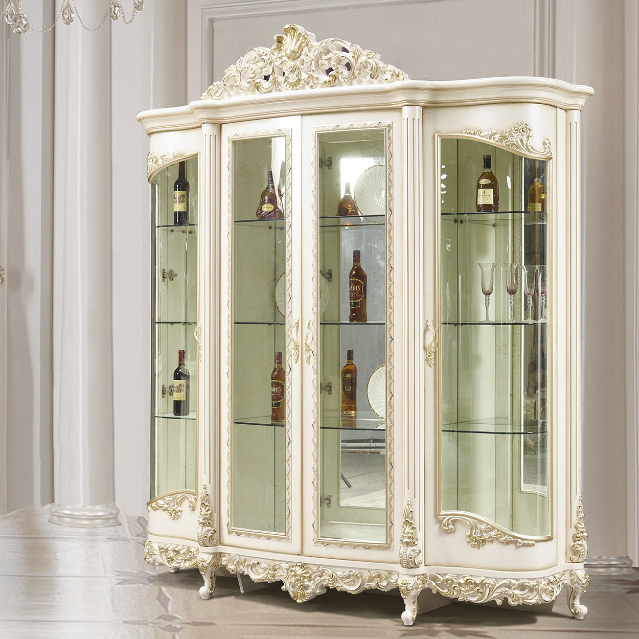 Direct Marketplace 21.3'' Wide China Cabinet | Wayfair