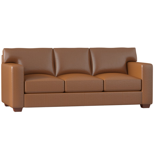 Pratt Leather Sofa Wayfair