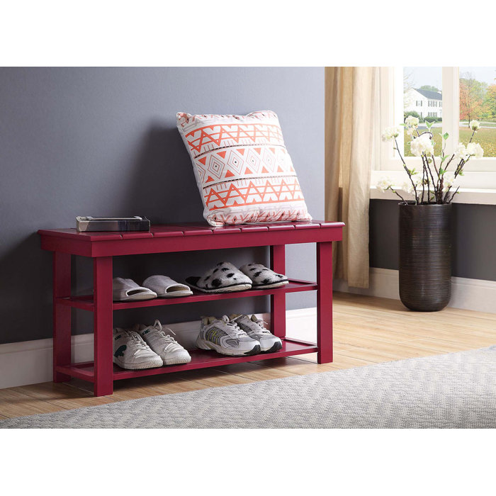 Stoneford Wood Storage Bench Reviews Joss Main