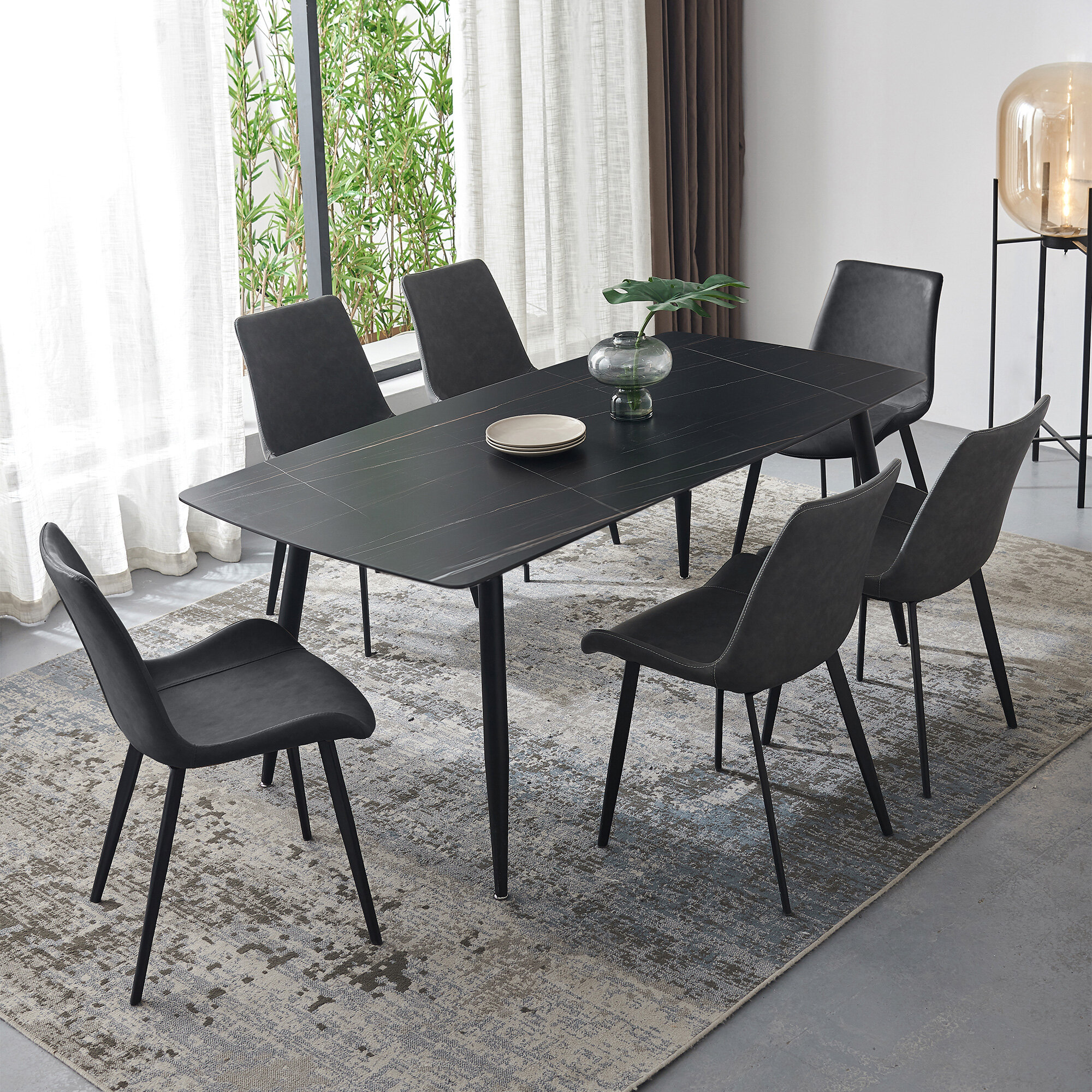 George Oliver Catello 6 - Person Dining Set & Reviews | Wayfair