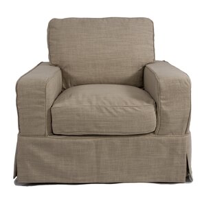 Glenhill Box Cushion Armchair Slipcover